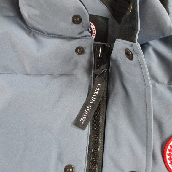 Canada Goose Freestyle Crew Vest Mens Medium Ozone Blue Down Filled Puffer Coat - Picture 4 of 12